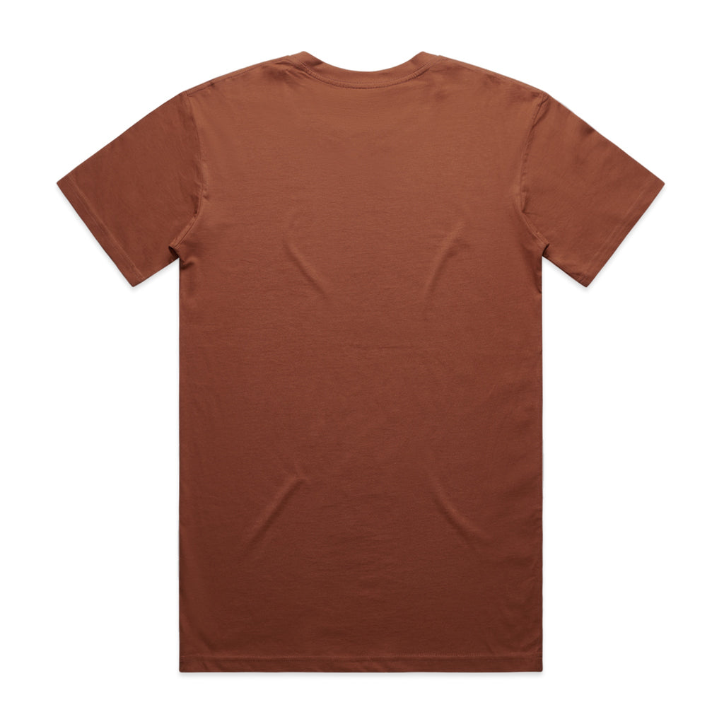 Hoy Classics Organic T-shirt - Rust / Natural