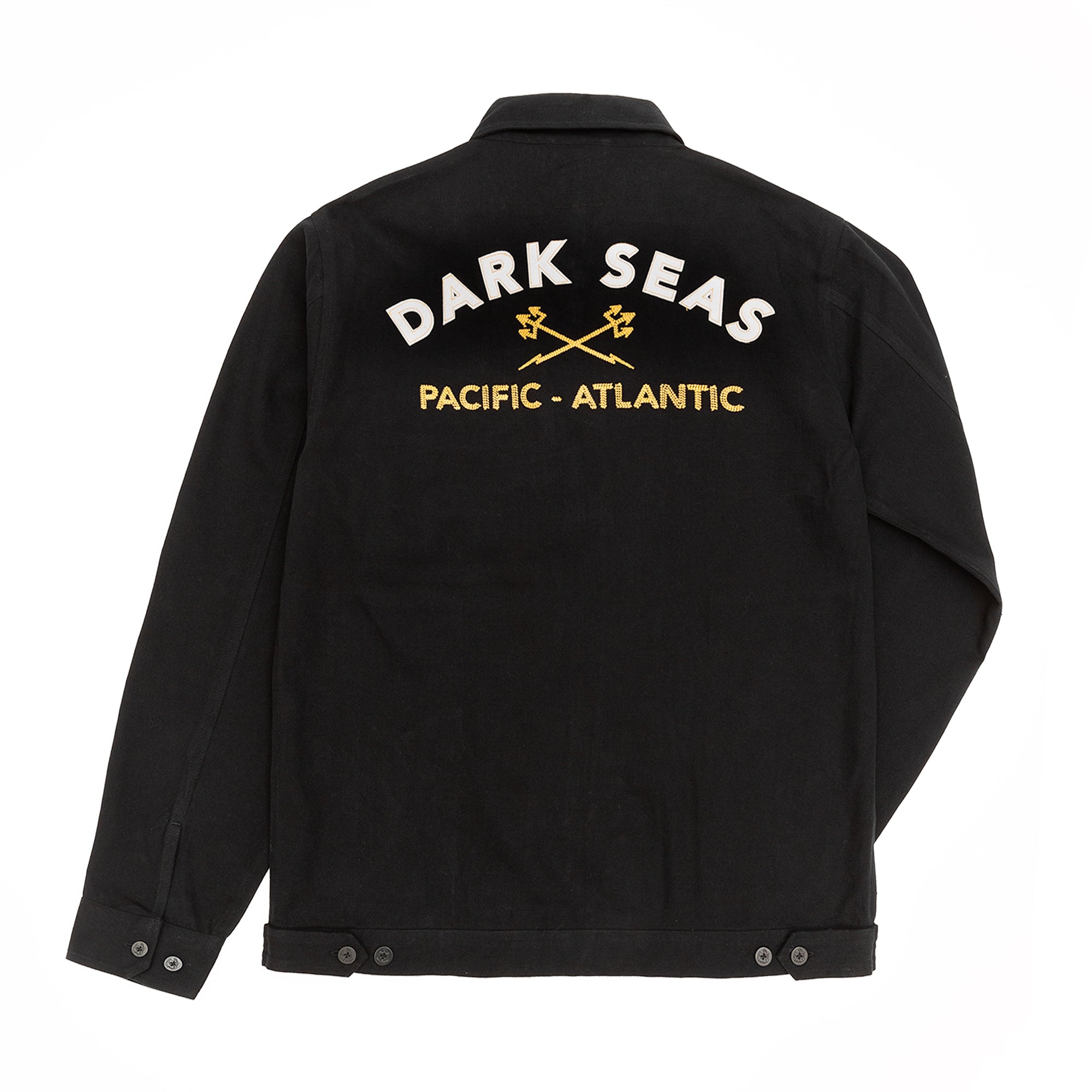 Dark Seas Teamster Jacket - Black - Last One