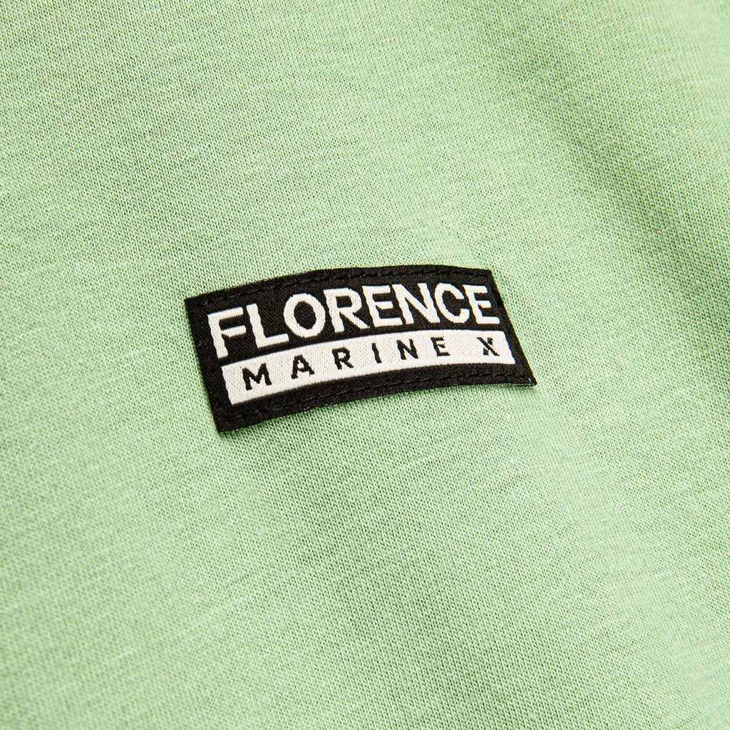 Florence Marine X Organic Long Sleeve T-Shirt - Light Sage - Final Clearance