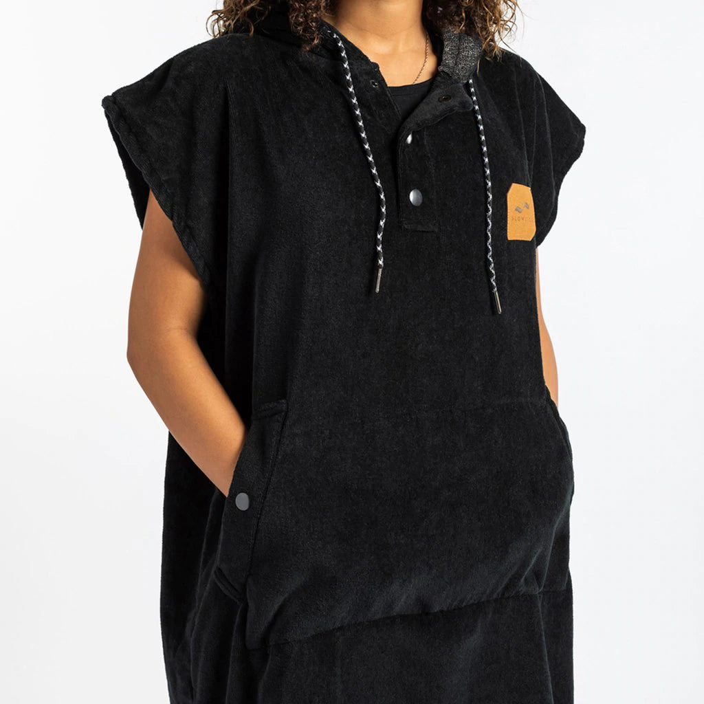 The Digs Changing Poncho - Black - S/M - Last One
