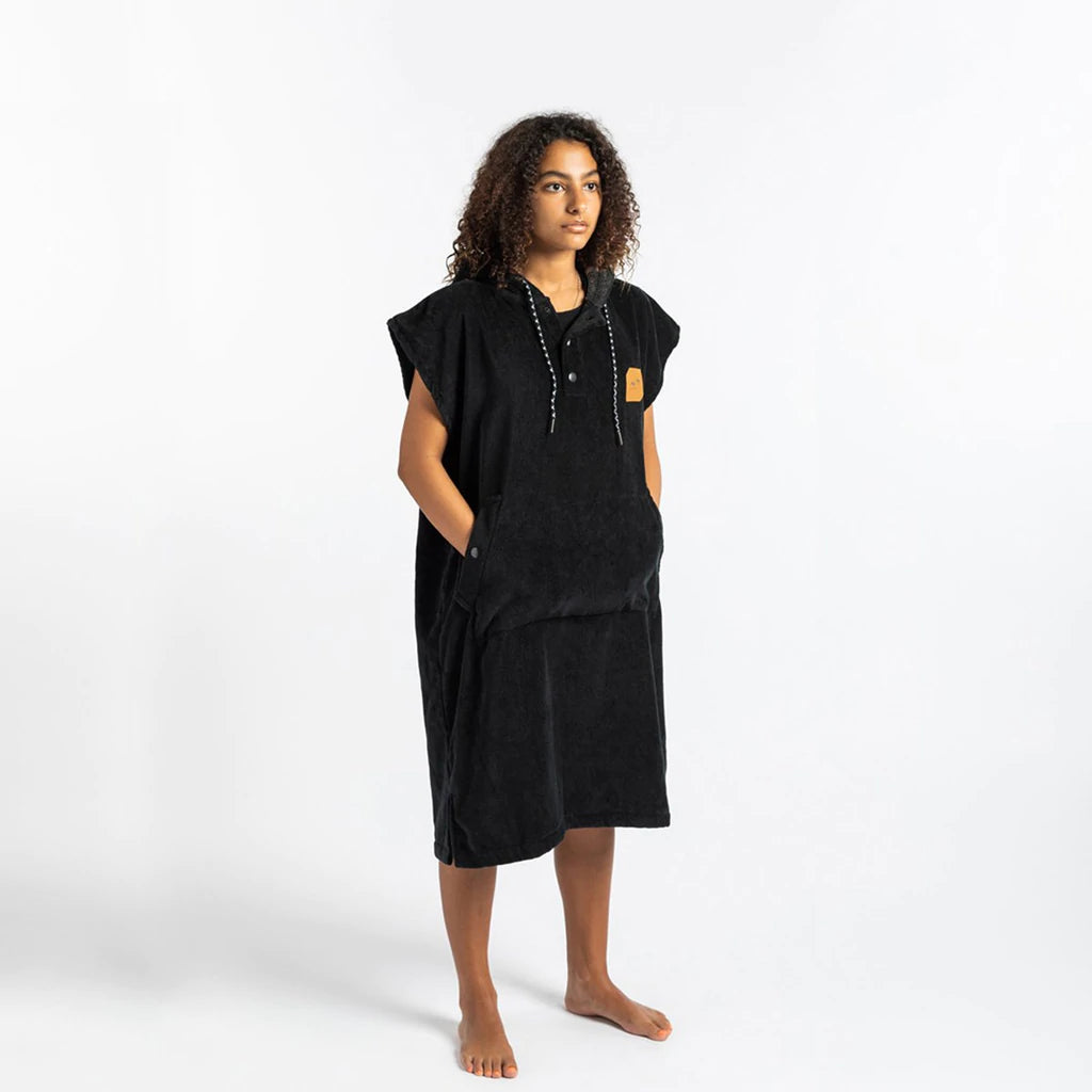 The Digs Changing Poncho - Black - S/M - Last One