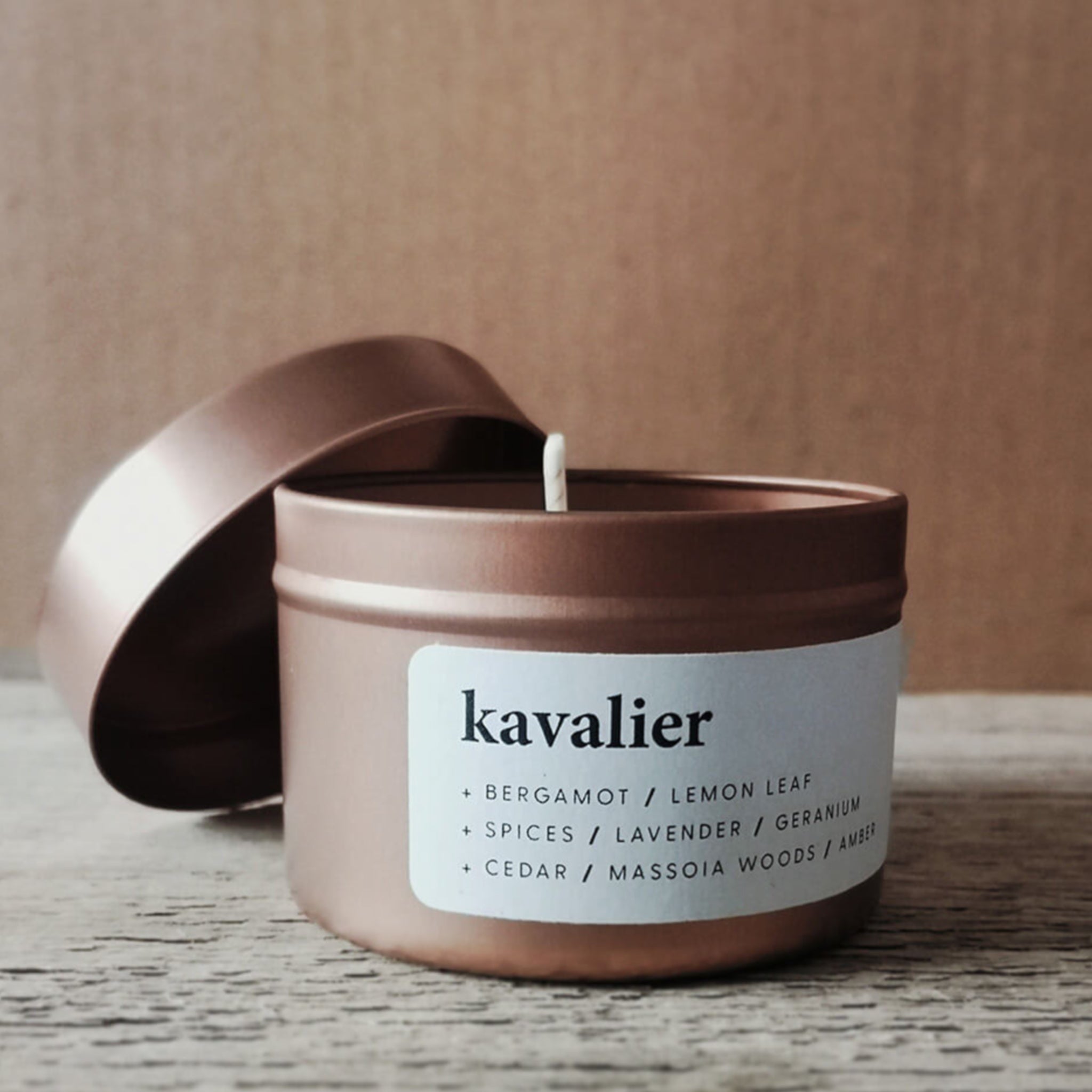 Keynvor Travel Tin Candle - Kavalier