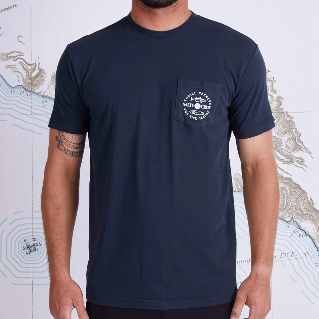Salty Crew Flip Flop Premium T-shirt - Black