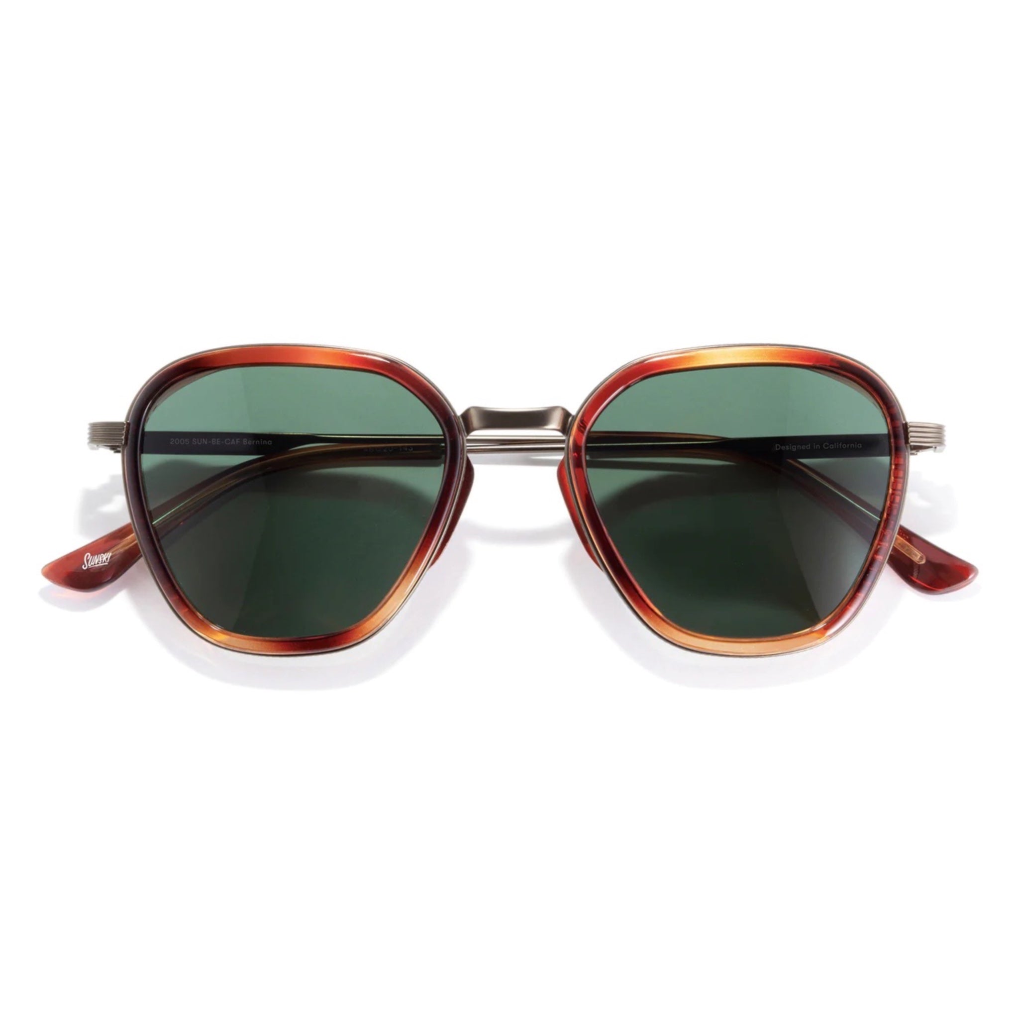 Sunski Bernina Polarised Sunglasses - Caramel Forest