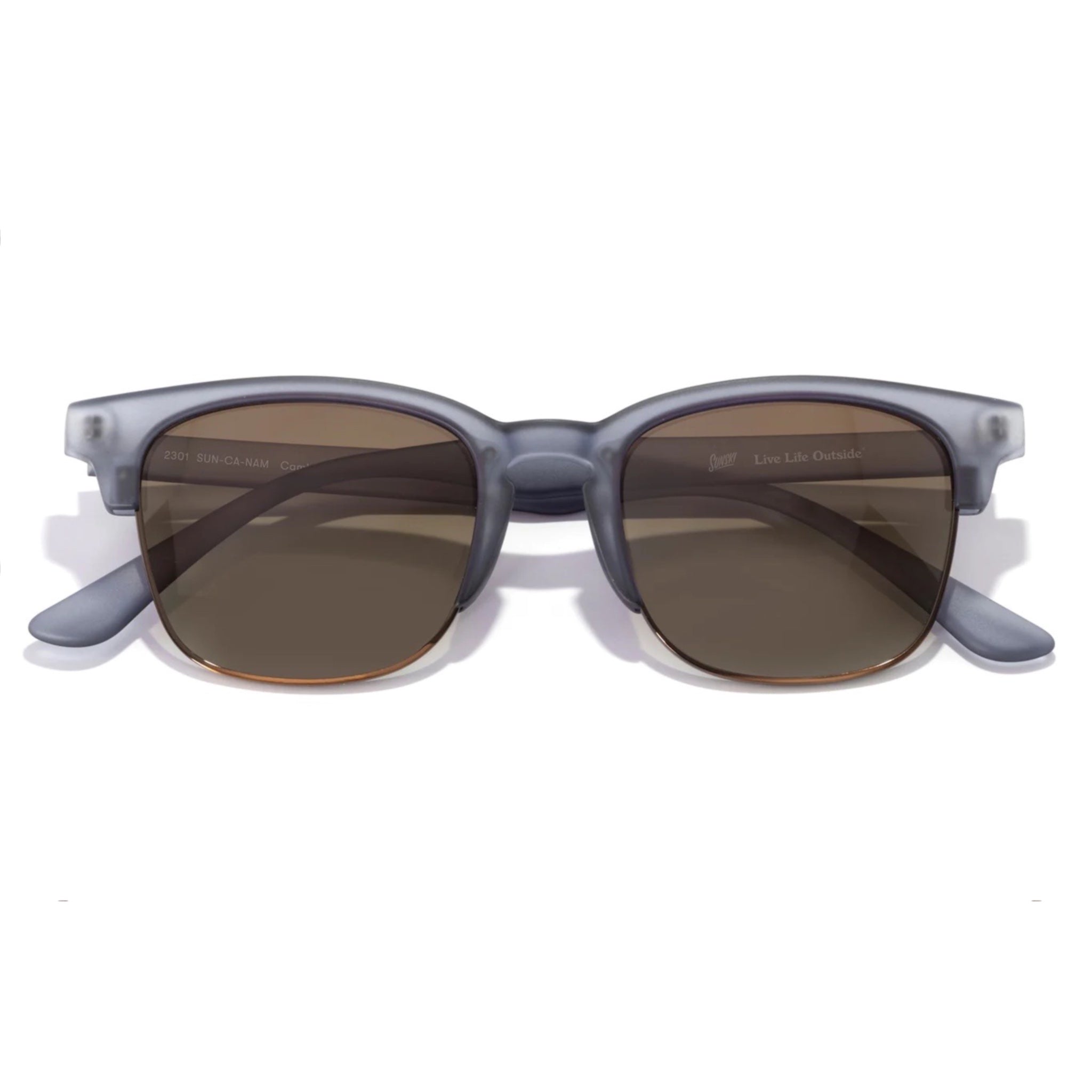 Sunski Cambria Polarised Sunglasses - Navy / Amber