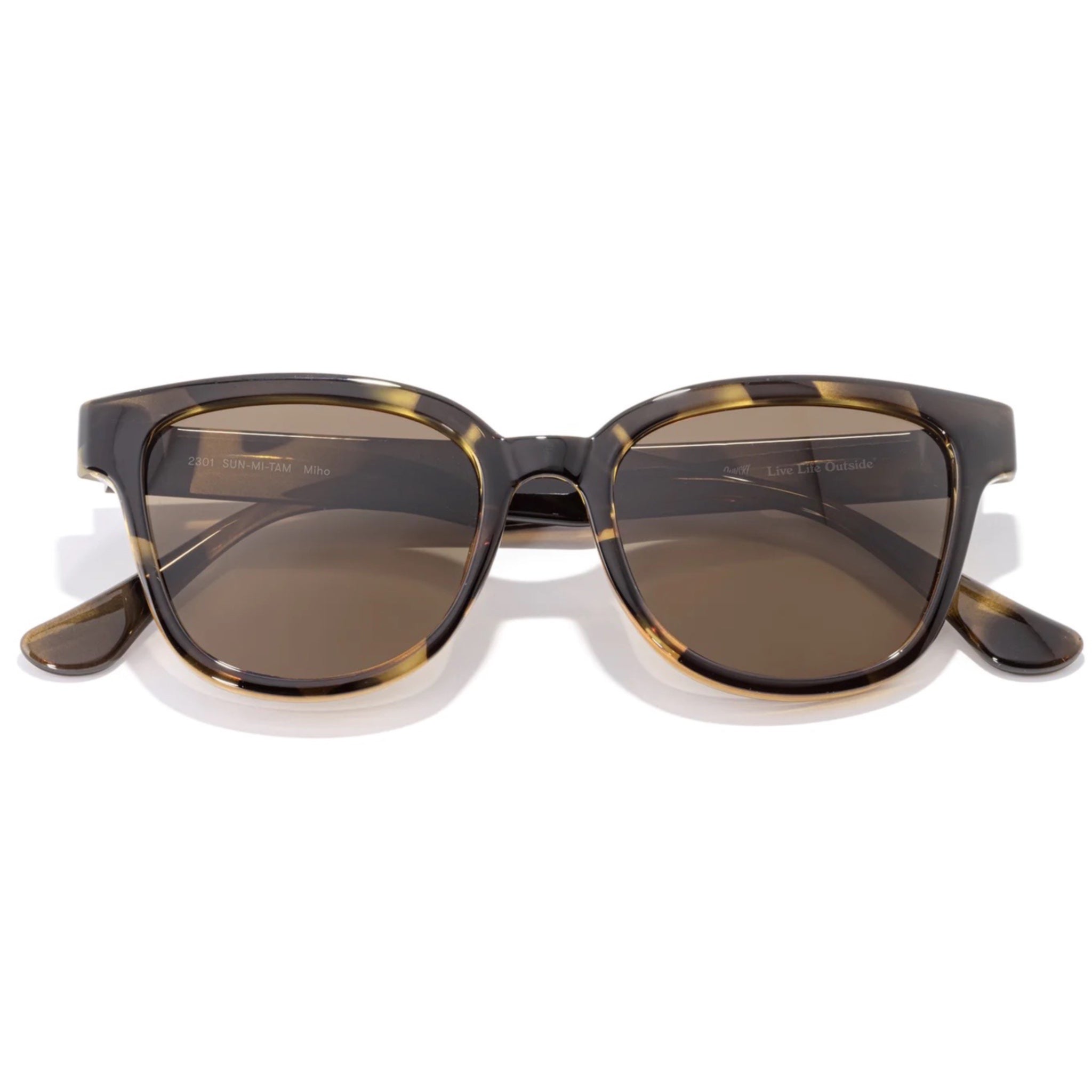 Sunski Miho Polarised Sunglasses - Tortoise Amber
