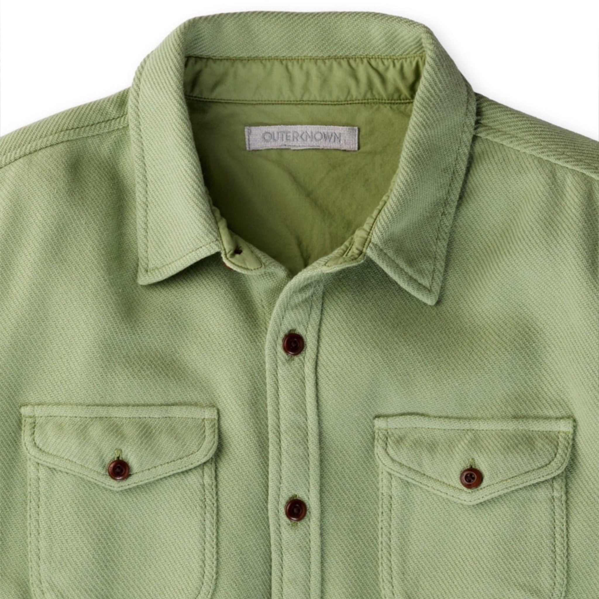 Outerknown Chroma Blanket Shirt - Bay Leaf