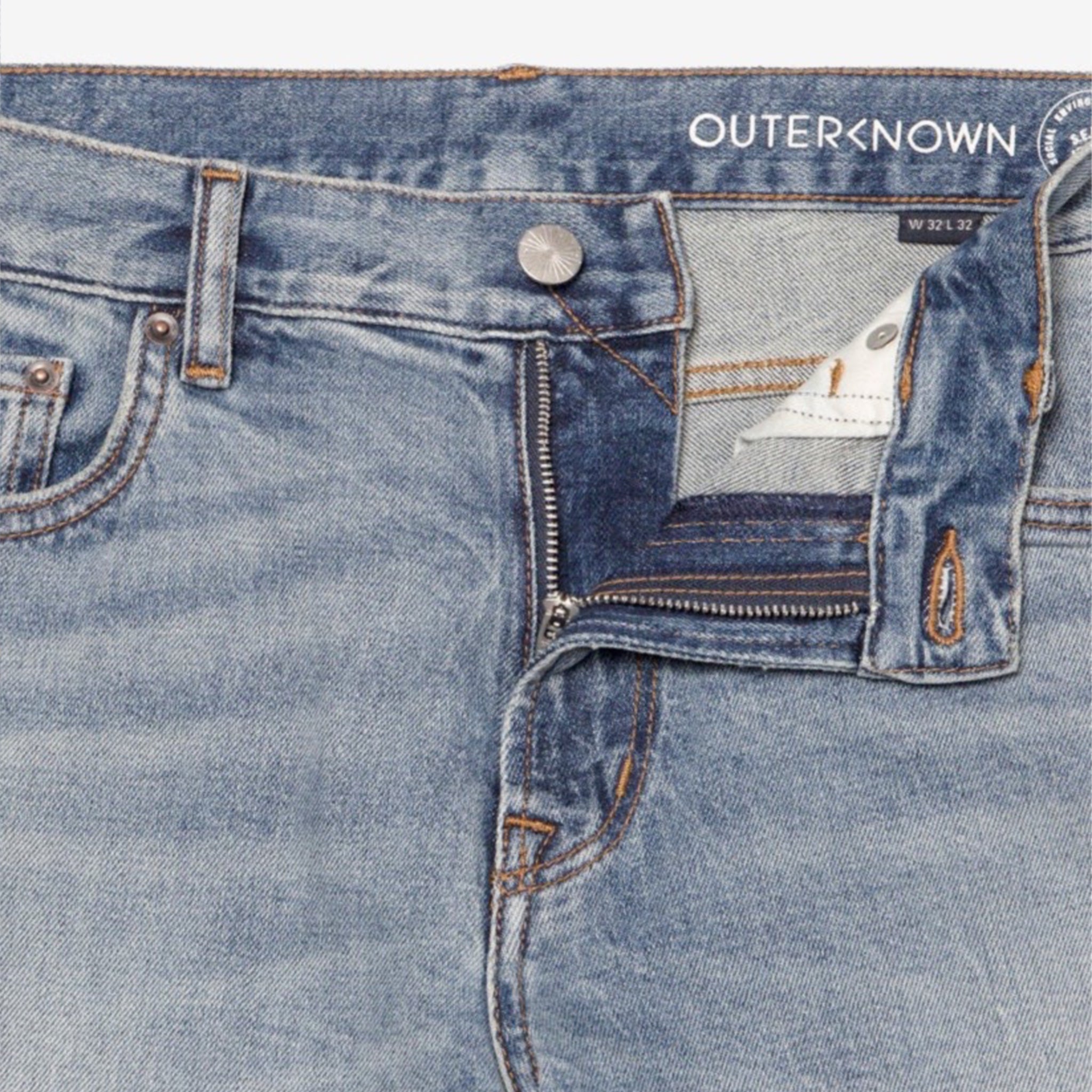 Outerknown Ambassador Slim Fit Jeans - Baja Blue