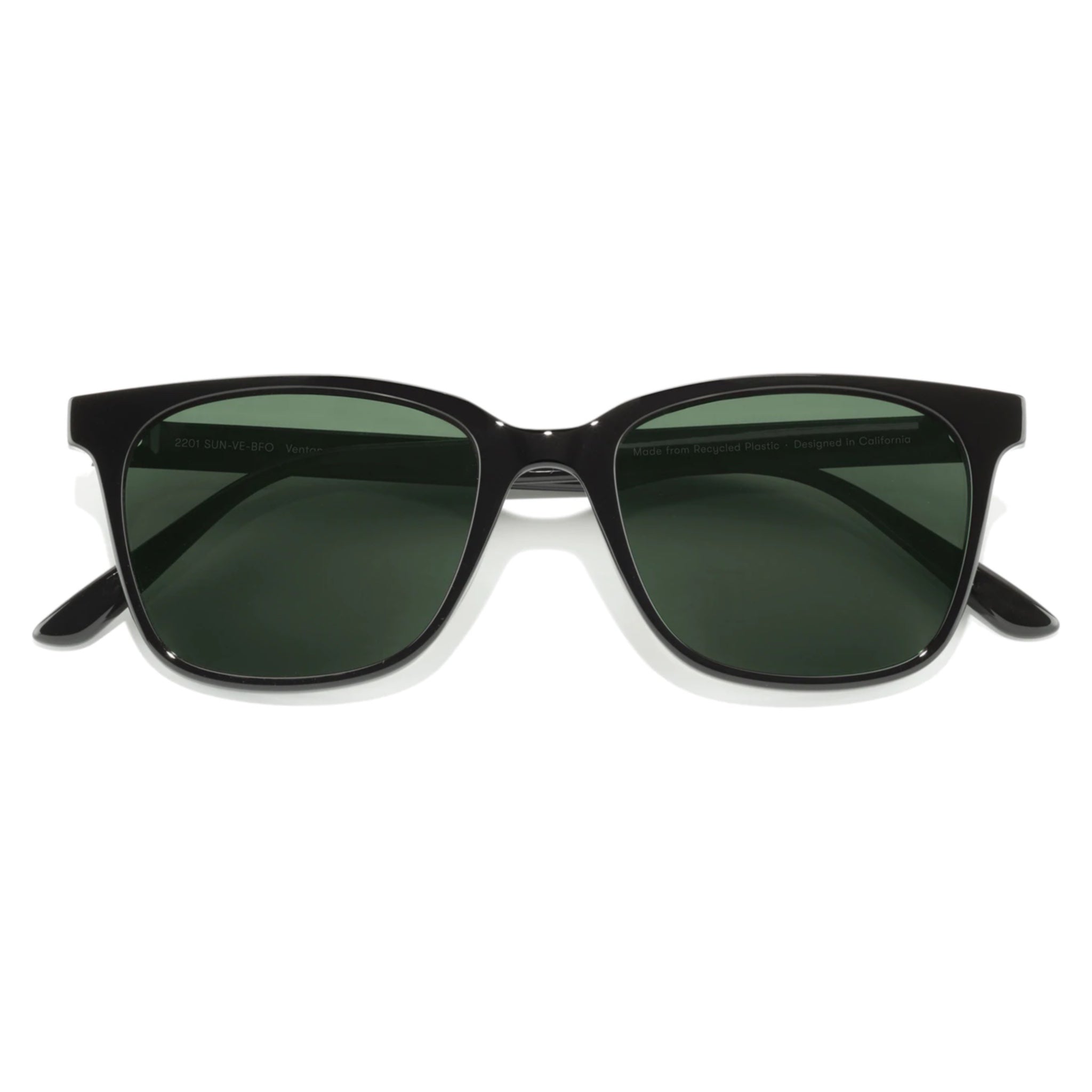 Sunski Headland Polarised Sunglasses - Black / Forest