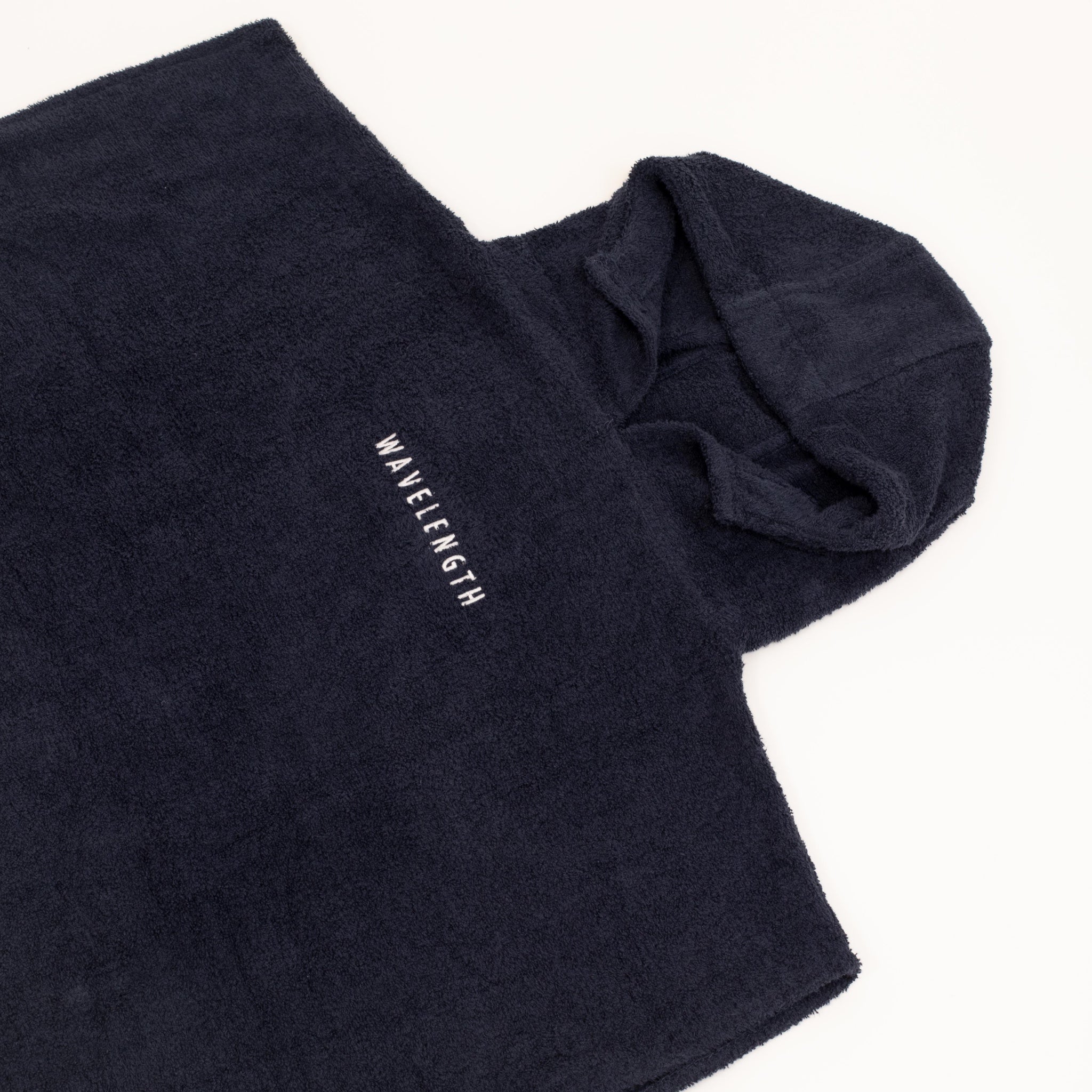 Wavelength Embroidered Change Towel - Navy