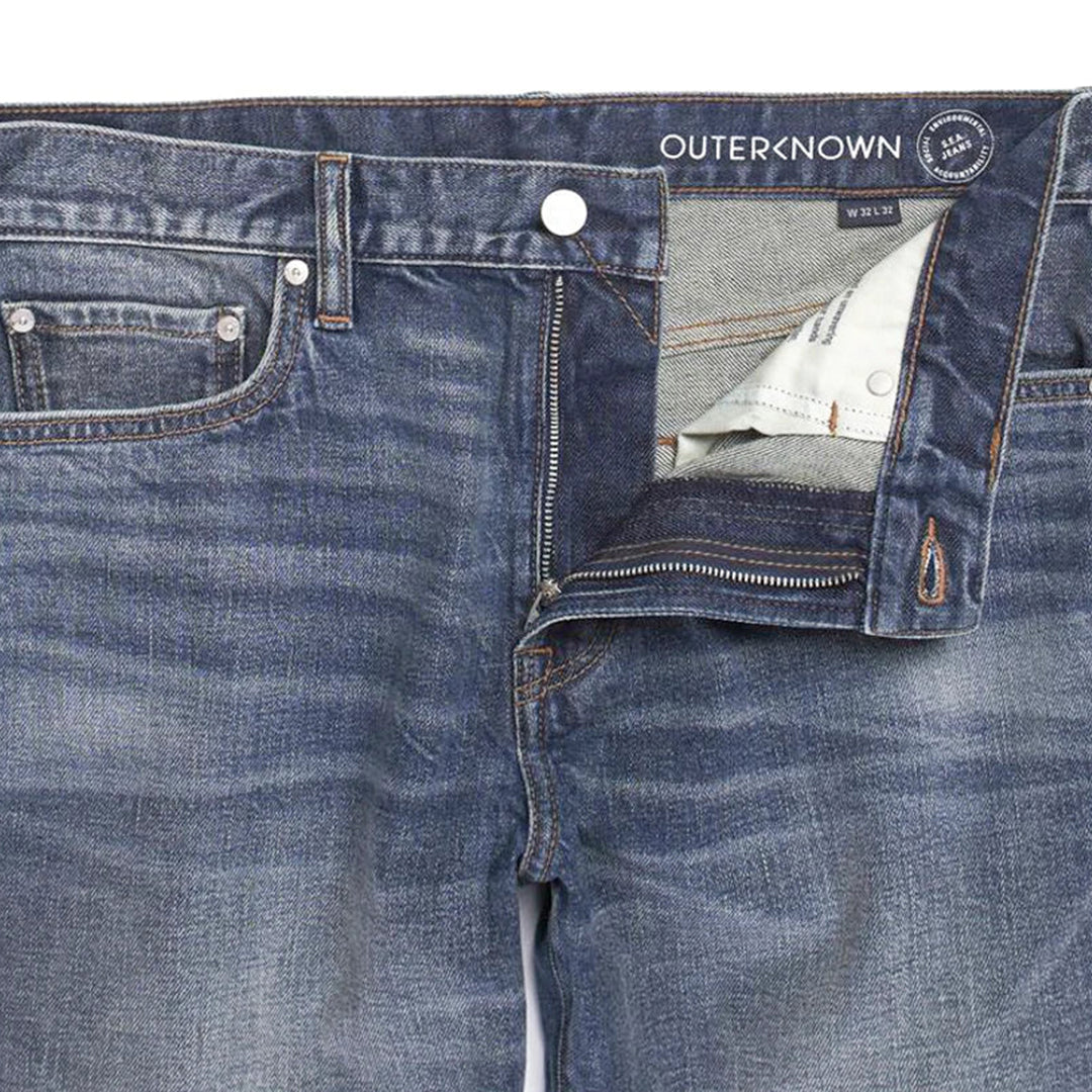 Outerknown Local Straight Fit Jeans - Worn Indigo